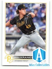 2022 TOPPS #325 MAX KRANICK RC ROOKIE PITTSBURGH PIRATES